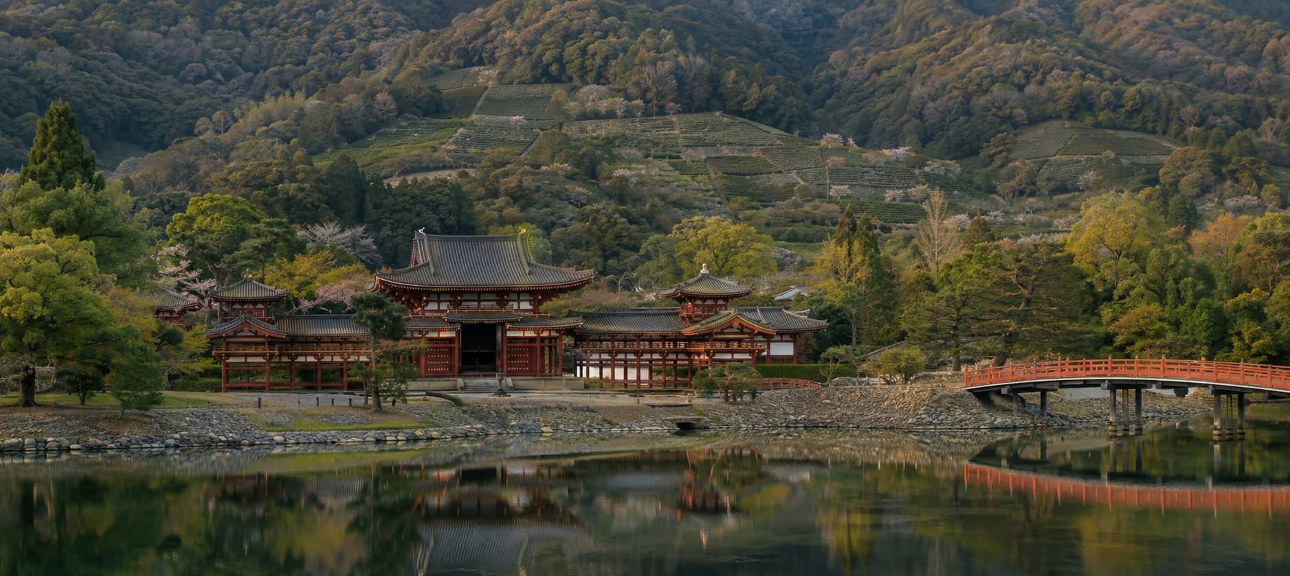 Uji und Byōdō-in als wichtiger Ort der Fujiwara-Geschichte