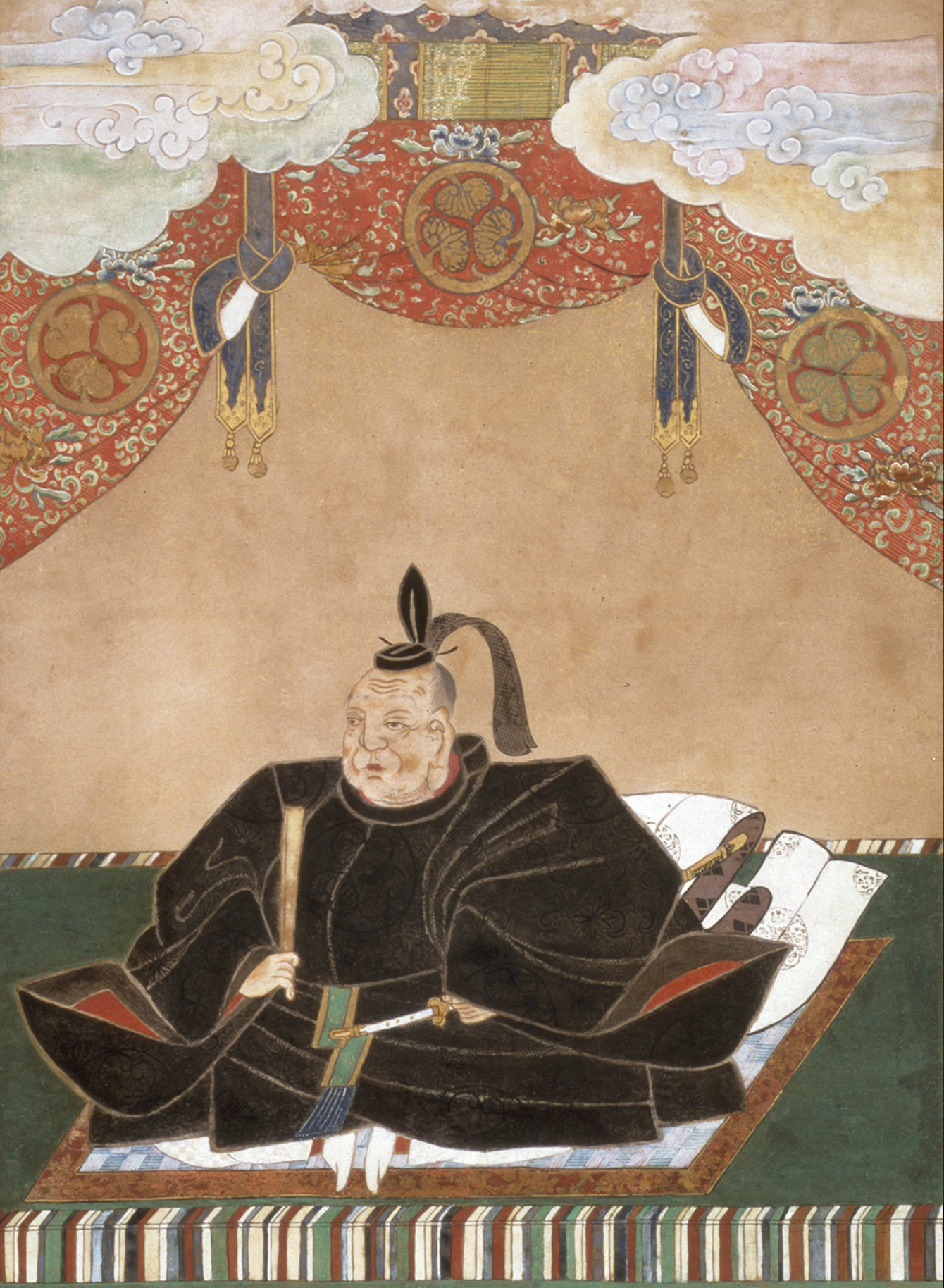 Historisches Porträt von Tokugawa Ieyasu